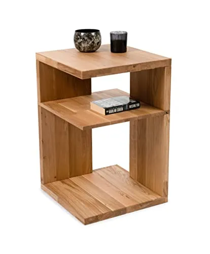 M2 Kollektion Domingo Beistelltisch aus Wildeiche in braun von M2 Kollektion