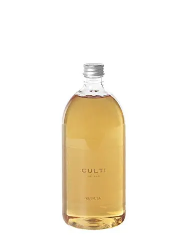 Culti Milano Nachfüllflasche Quercea 1000 ml - Raumspray mit Duftnoten von roten Früchten, Honig und Labdanum, ideal für eine natürliche Atmosphäre in Ihrem Zuhause.