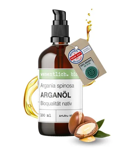 wesentlich. Körperöl ARGANÖL BIO kaltgepresst (100ml) von wesentlich.