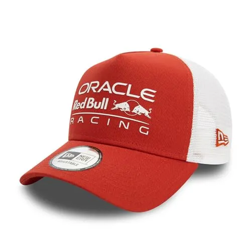 New Era A-Frame Snapback Trucker Cap - Red Bull Racing Rusty - Stylische A-Frame Snapback mit Mesh-Rückseite, ideal für Fans von Red Bull Racing und perfekt für Freizeitlooks.