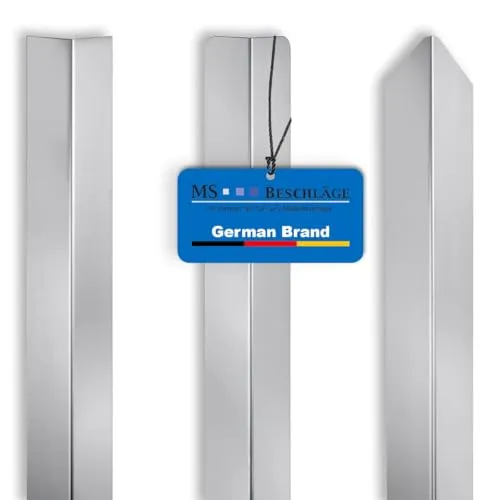 Kantenschutzprofil Eckschutzwinkel Edelstahl V2A Matt Gebürstet 1500mm
