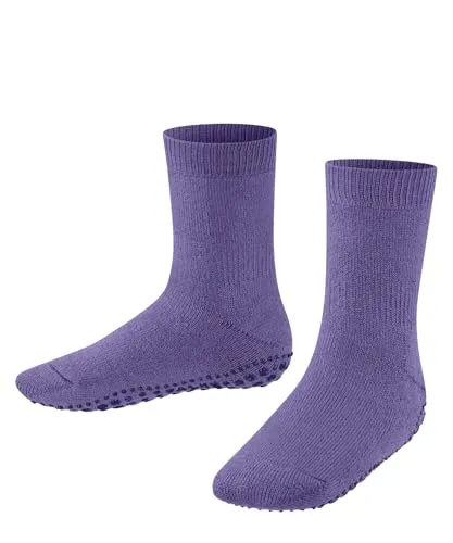 FALKE Unisex Kinder Stoppersocken Catspads K Hp Baumwolle rutschhemmende Noppen 1 Paar, Lila Lilac 6925, 27-30