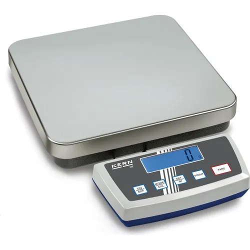 Kern Digitalwaage DE 60K10D - Plattformwaage mit bis zu 60 kg Tragkraft, IP65 Wasserschutz und Zählfunktion - ideal für präzise Wägungen in anspruchsvollen Umgebungen.