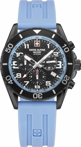 swiss alpine military Herren Uhr Chronograph Analog Quarz 7029.9871SAM - Armbanduhren für Herren mit präzisem Quarzwerk, multifunktionalem Display und 10 ATM wasserdicht – perfekt für aktive Lebensstile.