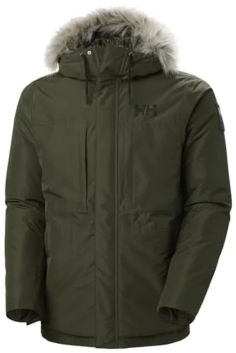 Helly Hansen Coastal 3.0 Parka Grün XL - Funktionsjacke, wasserdicht und isoliert mit PrimaLoft® Black Eco Isolierung für hervorragendes Wärme-Gewicht-Verhältnis und vielseitigen Einsatz.