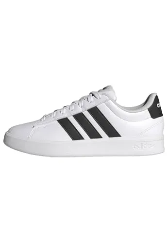 adidas Damen Grand Court 3.0 Schuhe – FTWR White/core Black, 36 2/3 EU - Komfortable Sneakers mit regulärer Passform und Gummiaußensohle. Ideal für den Alltag, bieten sie ein stylisches Design und ein angenehmes Tragegefühl.