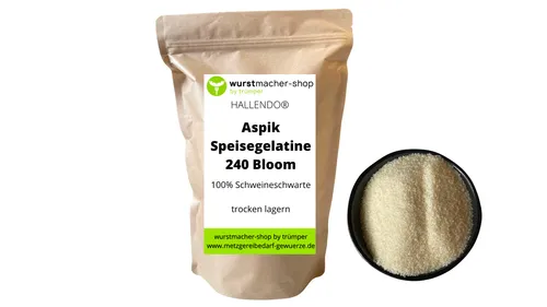 Aspik Speisegelatine Gelatine Gold 240 Bloom von wurstmacher-shop