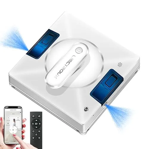 Yw509 Fensterputzroboter, Doppelter Wasserstrahl, Lasersensor, Absturzsicherung, 5 Jahre Garantie - Liectroux