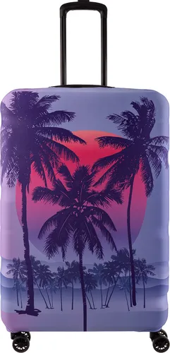 Franky Kofferhülle LC-10L Kratzschutz fürTrolley Spinner ca. 73-76 cm Palms