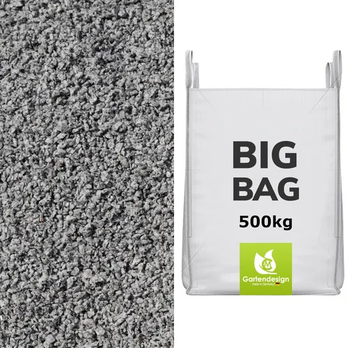 Passauer Granit Splitt 2/5mm im BigBag – 500 kg - Hochwertiger Granit Splitt in Grau/Blau, ideal für Garten- und Landschaftsbau. Robuste Qualität, geliefert im praktischen BigBag für einfache Handhabung.