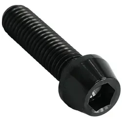 Fantic26 Schrauben-Set Titan M6 Innensechskant Schraube DIN912 konisch schwarz 18