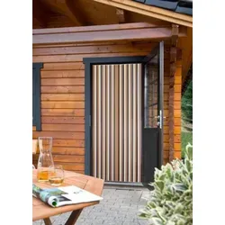 Conacord Streifenvorhang 90 x 200 cm - Terrassenvorhang in elegantem Design, ideal zum Schutz vor Wind und neugierigen Blicken, sorgt für mehr Privatsphäre und Gemütlichkeit auf Ihrer Terrasse.