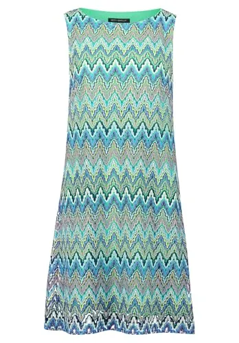 Betty Barclay Damen Etuikleid ohne Arm 42, Blau/Grün in blau von Betty Barclay