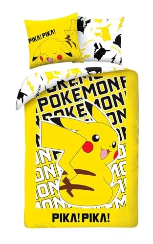 Pokemon Pikachu Kinder Bettwäsche