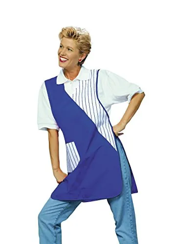 Überwurfschürze Damen königsblau 08/596/07, Größe I - stilvoll und praktisch - Arbeits- & Schutzkleidung, ideal für den professionellen Einsatz mit einem eleganten Design in königsblau.