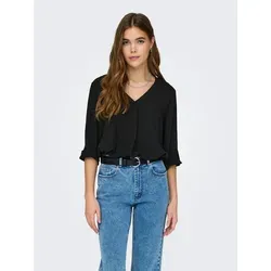 JDY Shirtbluse JDYDIVYA LIFE 3/4 TOP WVN NOOS schwarz XXL (44)