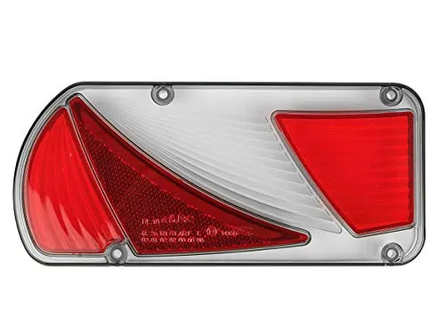 EUFAB 11543 Ersatz-Glas Links, für Rücklicht EUFAB 11541, ab 2014, Silber