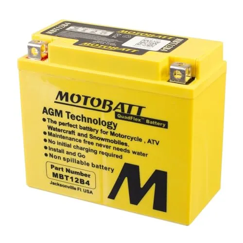 Motobatt Batterie MBT12B4 12V 11AH von MOTOBATT