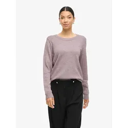 Viril O-Neck L/S Knit Top - Noos - Pullover für Damen, eleganter Rundhals-Pullover mit gerippten Ärmelbündchen, ideal für einen lässigen Look in der kühleren Jahreszeit.