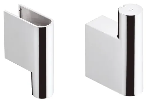 hansgrohe Abdeckungen für Unica S Puro Brausenstange, Chrom 97709000 - Sanitärinstallation, hochwertige Chrom-Oberfläche für elegantes Design und langlebigen Schutz