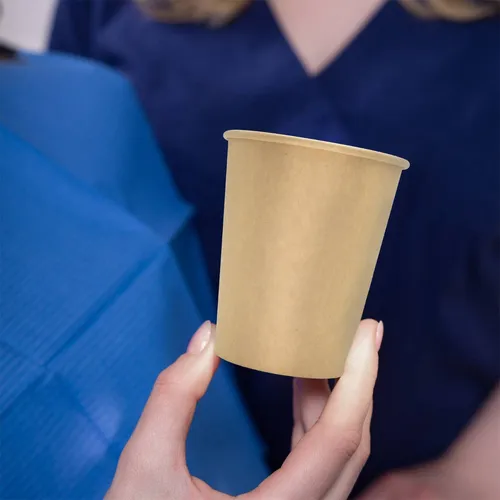 Wellsamed GmbH wellsacup Papierbecher Kraftpapier 220 ml: 1.000 Stück