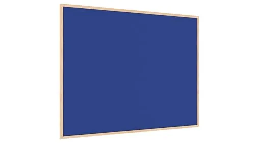 ALLboards Filztafel 120×90 cm – Blau mit Holzrahmen von ALLboards