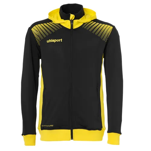 Uhlsport GOAL TEC KAPUZENJACKE L schwarz/limonengelb