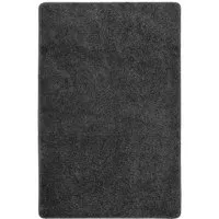 vidaXL Shaggy-Teppich Dunkelgrau 200x290 cm - Kurzflor-Teppich mit rutschfestem Latexrücken, perfekt für Komfort und Sicherheit in jedem Raum. Maschinenwaschbar und pflegeleicht, ideal für stilvolle Einrichtung.