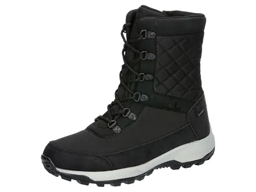 Lico Damen Glace Winterstiefel Schwarz 42 EU - Wanderschuhe mit wasserdichter Comfortex-Klimamembrane für optimalen Schutz und Komfort bei winterlichen Bedingungen.