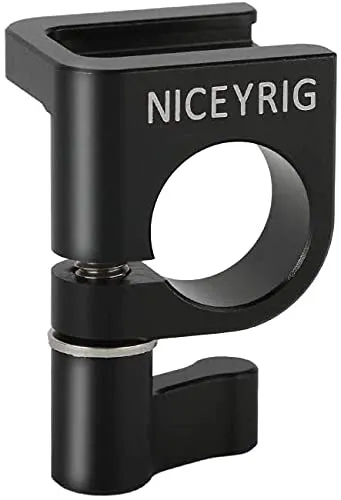 NICEYRIG 15 mm Stangenklemme mit Kaltschuh-Halterung
