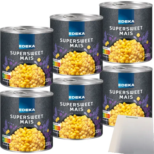 Edeka Gemüsemais Supersweet-Qualität 6er Pack 6x330g Dose usy Block