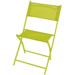 Hochlehner Klappstuhl Limegrün - Ideal für Garten & Camping - Stuhltyp: Hochlehner Klappstuhl, Farbe: Limegrün, extra leicht und wetterresistent, perfekt für Garten und Outdoor-Aktivitäten, max. Tragkraft: 120kg.