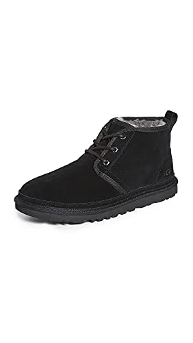 UGG Neumel Herren Leder-Schnürschuhe in Schwarz, Größe 44 in schwarz von UGG