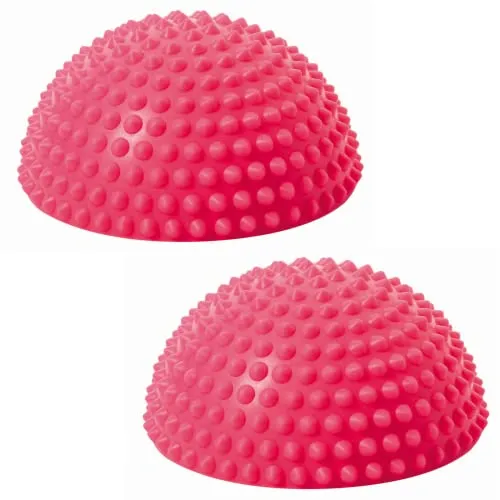 Togu SENSO® Balance-Igel 2-er Set, pink, 16 cm - Balanceboards mit Übungsposter, extrem langlebig aus hochwertigem Ruton, ideal für effektives Training und Verbesserung der Balance.