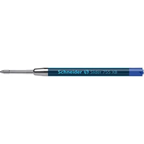 Schneider Slider 755 blau Medium Kugelschreiber Ersatzminen ViscoGlide-Tinte system-parker Stil – 2/Pk