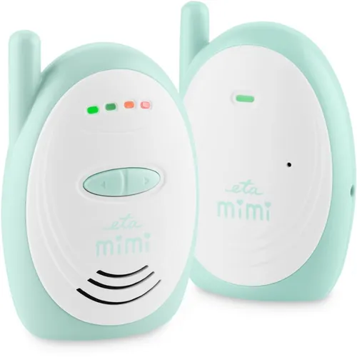 ETA Babyphone Mimi I Audio-Babyfone mit 2,4 GHz Technologie - Audio-Babyfone mit Reichweite bis 300 m, Eco Modus und LED-Anzeigen für maximale Sicherheit und Flexibilität beim Überwachen Ihres Babys.