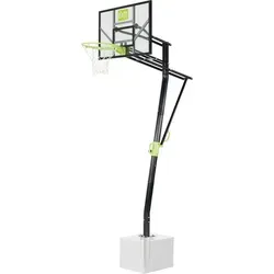 EXIT Galaxy Inground Basketballkorb - Schwarz - Robuster Basketballkorb aus Kunststoff und Metall, ideal für den Garten, fördert die sportliche Betätigung und bringt Spaß für die ganze Familie.