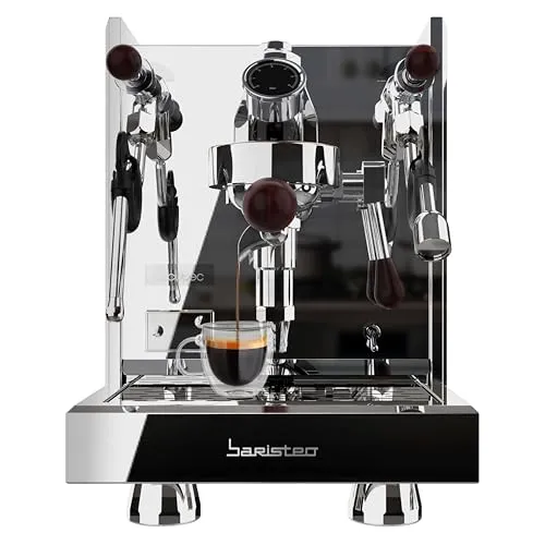 Cecotec Espresso-Kaffeemaschine Barista Baristeo Intima - Siebträgermaschine mit 15 Bar Pumpe und verstellbarem Vorbrühsystem für perfekten Kaffeegenuss. 1,7L Wassertank für mehrere Tassen und Tassenwärmer für idealen Genuss.