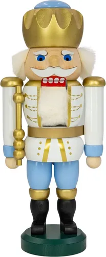 Nussknacker Blau von Seiffener Volkskunst eG Schauwerkstatt