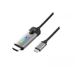 j5create JCC157 - USB-C zu HDMI Adapterkabel 1.8m - HDMI-Kabel & Videokabel mit 4K 144Hz und 8K 60Hz Unterstützung, ideal für hochauflösende Videoübertragungen, abgeschirmt für optimale Signalqualität.