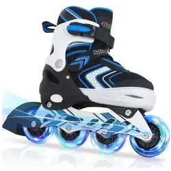 Nattork Inlineskates für Kinder, verstellbar 32-36 EU, ideal für Anfänger