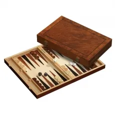 Philos 1130 - Backgammon Astypalia, medium, Kassette, fördert Konzentration und strategisches Denken, ideal für Familienabende