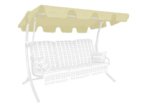 Angerer Freizeitmöbel GmbH Hollywoodschaukel Sonnendach Universalgröße - Schaukeldach Made in Germany, schützend vor UV-Strahlung und passend für viele 3-Sitzer Hollywoodschaukeln