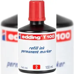 edding 4-T100002 T100 Nachfülltusche rot