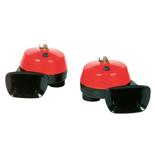 CARPOINT Fanfare 0524703 - Lautstarke Autohupe - Autoteile, leistungsstarke 2-Ton Fanfare mit 112 dB(A) Lautstärke für maximale Aufmerksamkeit im Straßenverkehr.