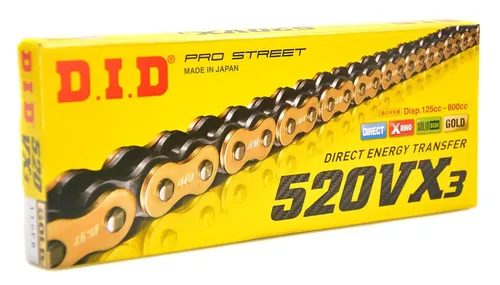 D.I.D Kette 116 520VX3 X-Ring, Gold in gold von D.I.D