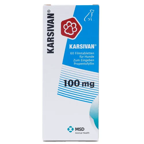 Karsivan 100 veterinär Filmtabletten