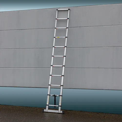 Alu Teleskopleiter 10 Sprossen 3,20 m