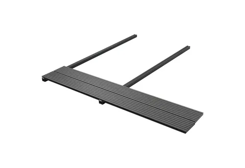 vidaXL Terrassendiele 48 Stück Grau WPC - Elegante Dielenplatte in Anthrazit, ideal für stilvolle Terrassen. Hergestellt aus robustem WPC, bietet sie eine ansprechende Holzstruktur und ist perfekt für temporäre Anwendungen. Komplettset für einfache Installation inklusive Zubehör.
