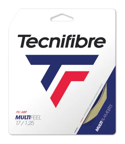 Tecnifibre Tennissaite Multifeel (Touch+Kontrolle) natur 12m Set